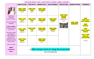 Programme Octobre Rose