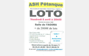 LOTO organisé par la section PETANQUE