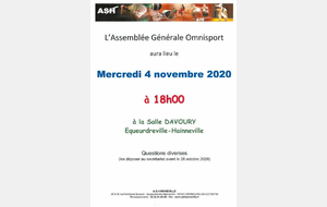 ASSEMBLEE GENERALE OMNISPORTS