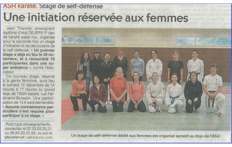 RAPPEL STAGE SELF DEFENSE