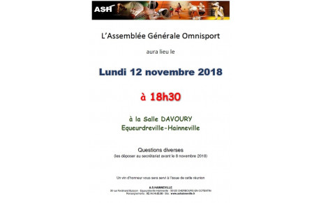 ASSEMBLEE GENERALE 2018