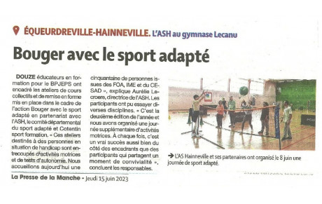 Bouger avec le sport adapté